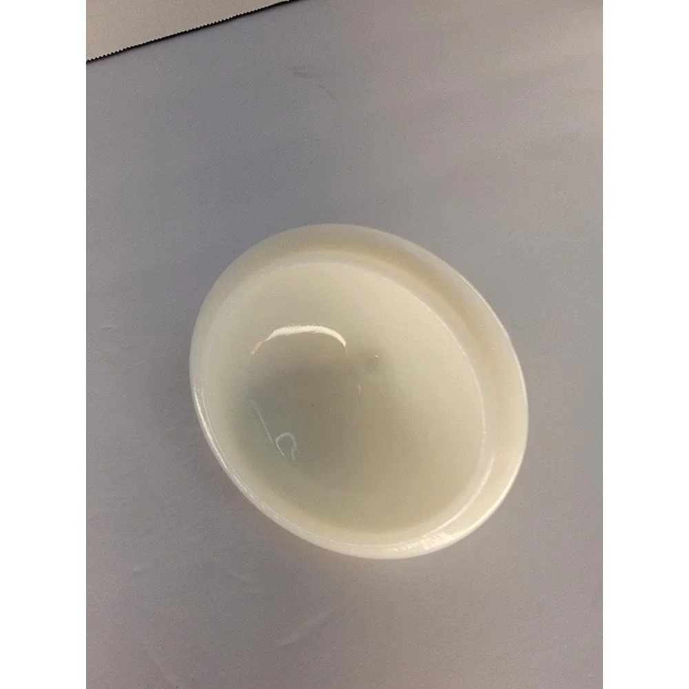 Vintage Avon Cape Cod White Milk Glass Covered Candy Dish Pedestal Vanity Jar 6